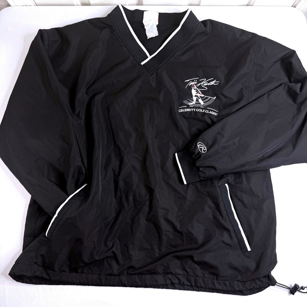 Vintage Rawlings Torii Hunter Celebrity Golf Classic Windbreaker Pullover Mens